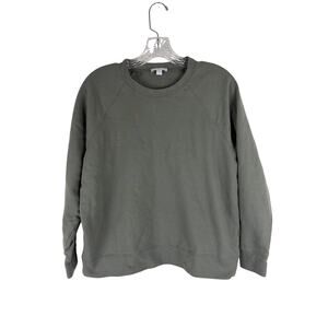 James Perse Womens Vintage French Terry Relaxed Sweatshirt Size 1 Small Grey